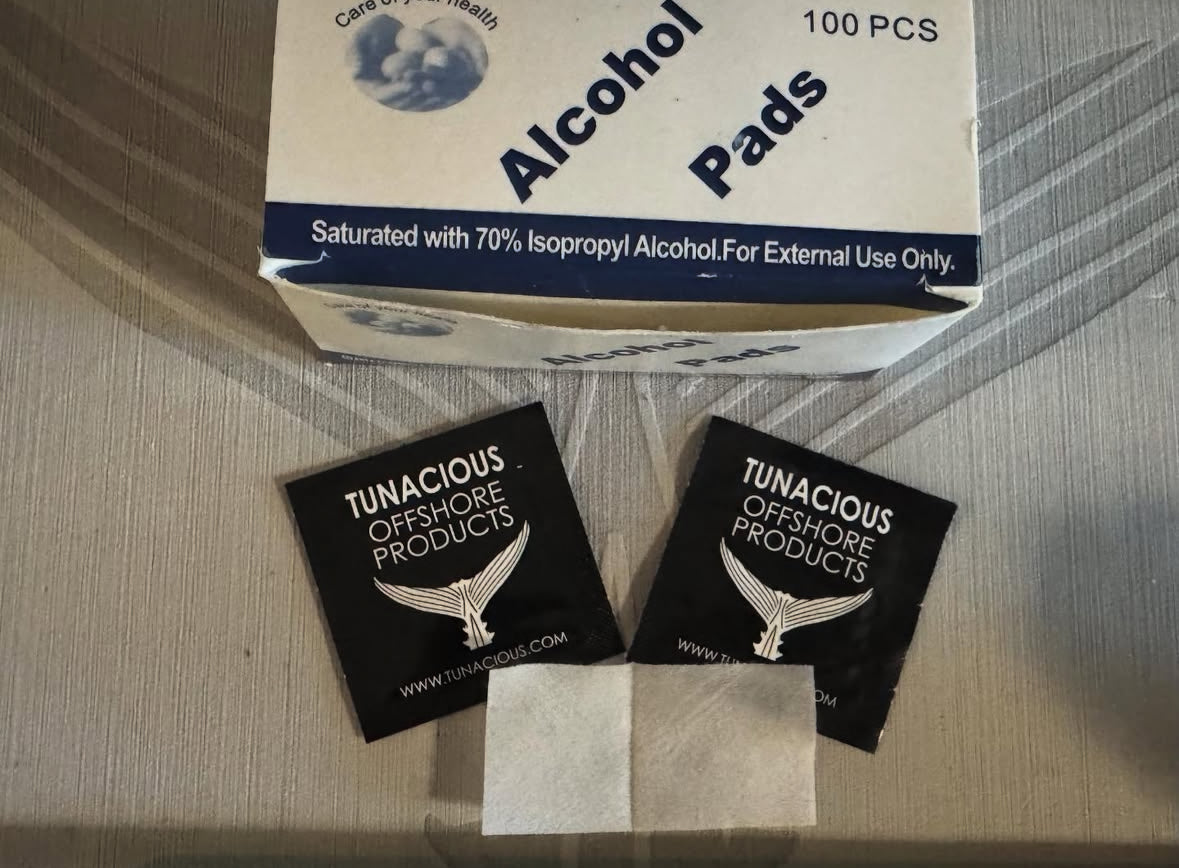Tunacious Alcohol Wipes (100 PACK)