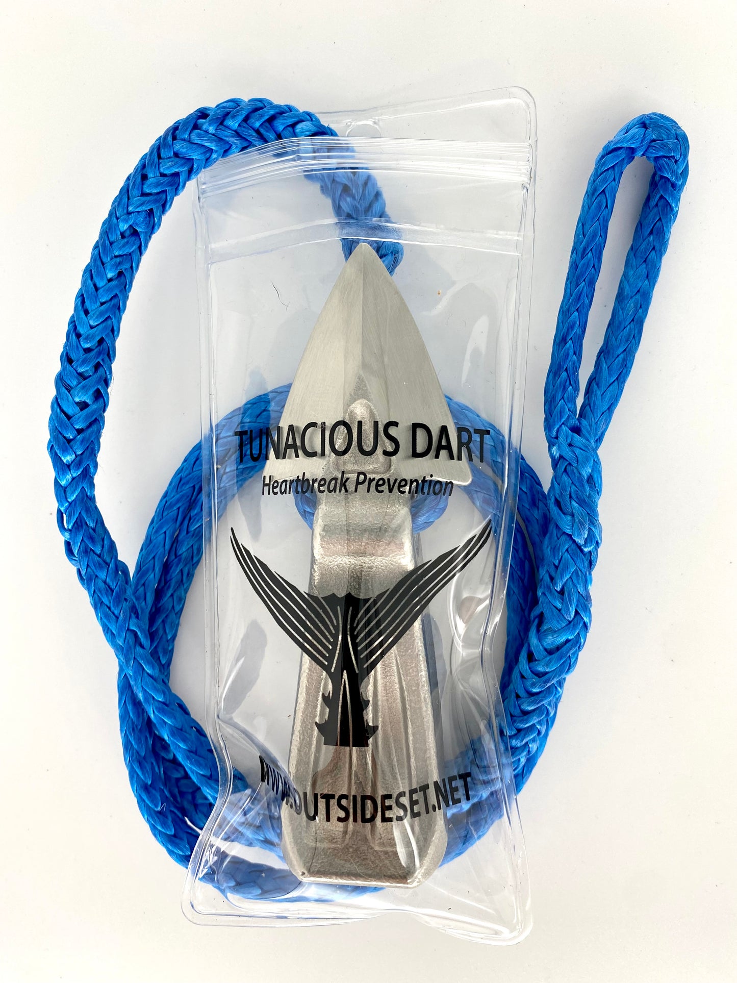 TUNACIOUS ORIGINAL STAINLESS HARPOON DART / 36" RIGGED