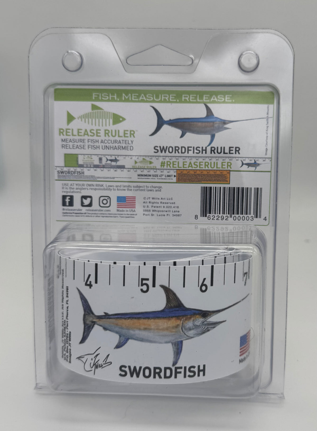 Skipper Fish Ruler Fish Measuring Rulers – TUNACIOUS OFFSHORE PRODUCTS