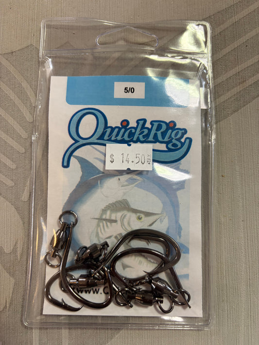 Quick Rig CB Circle Hooks with Swivel