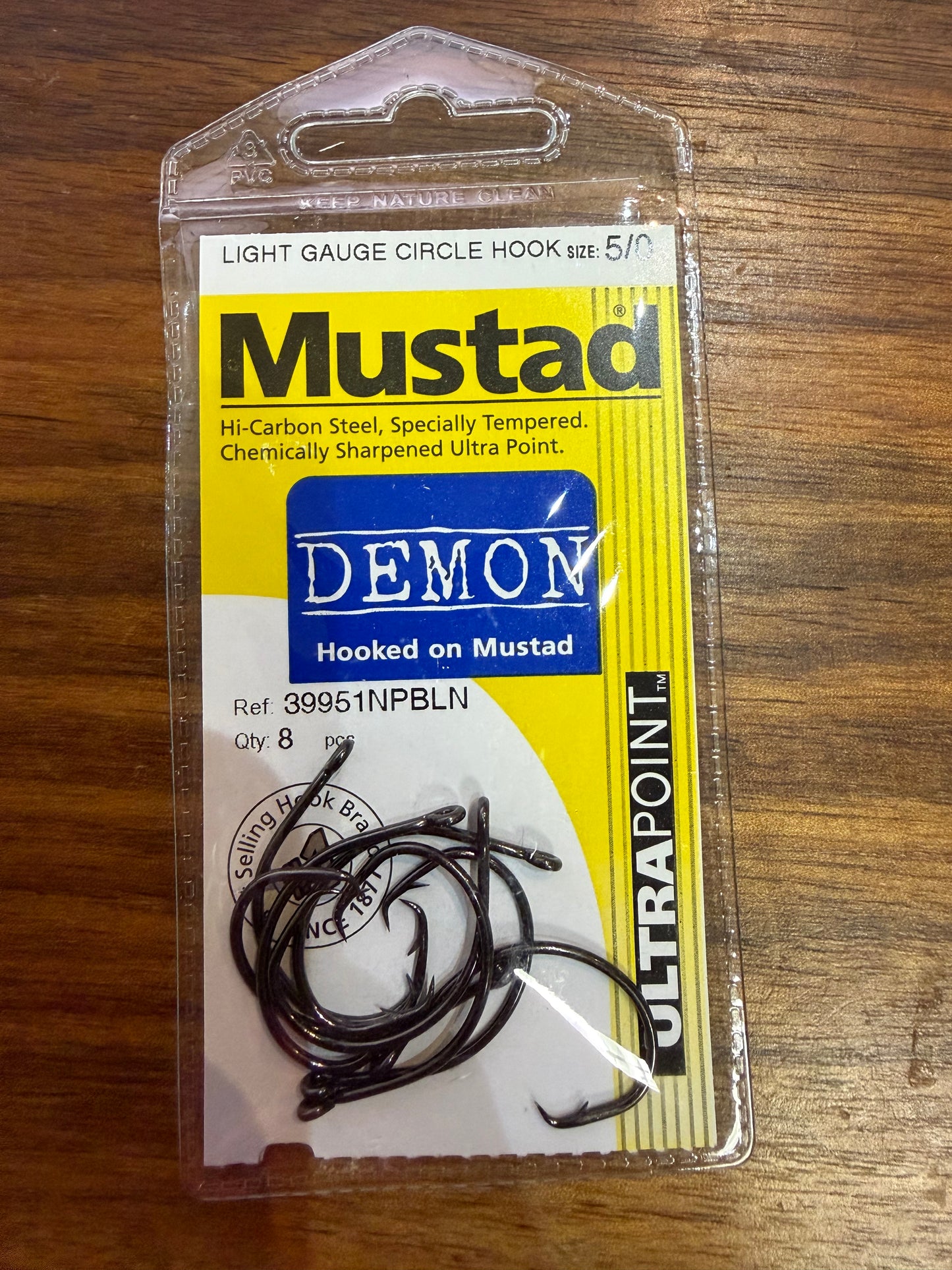 Mustad Demon Inline Circle Hooks (INSHORE)