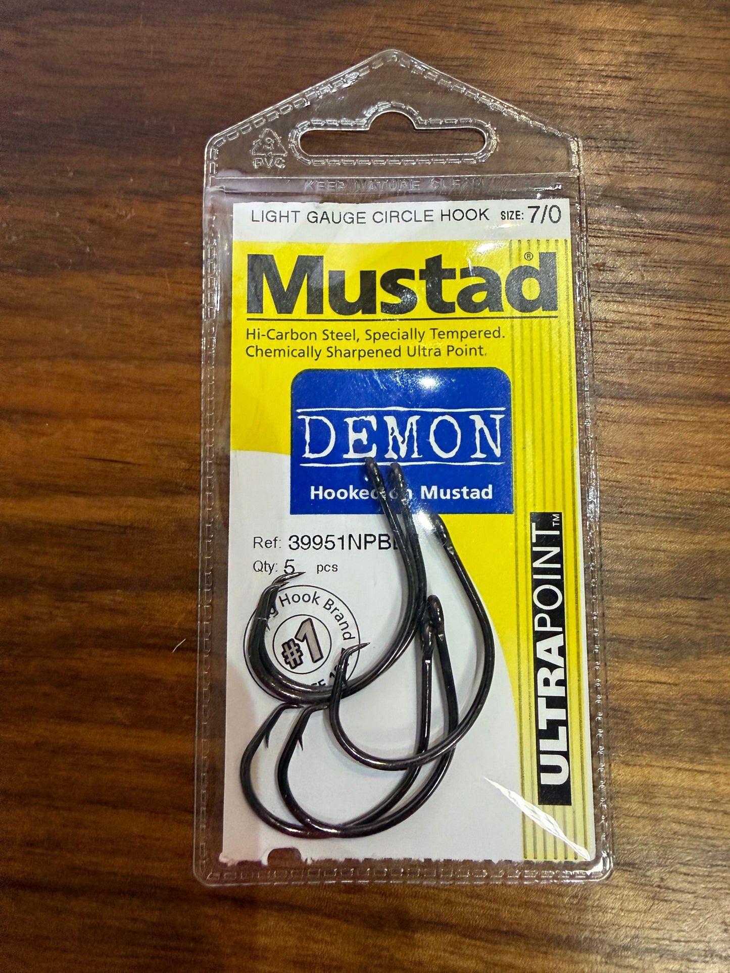 Mustad Demon Inline Circle Hooks (INSHORE)