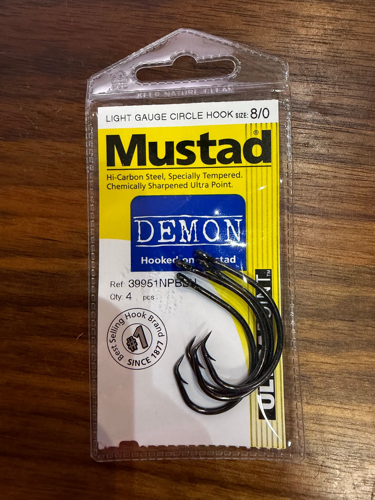 Mustad Demon Inline Circle Hooks (INSHORE)