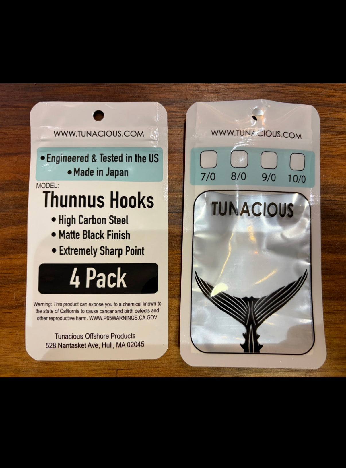 Thunnus Circle Hooks by Tunacious (4 pack)