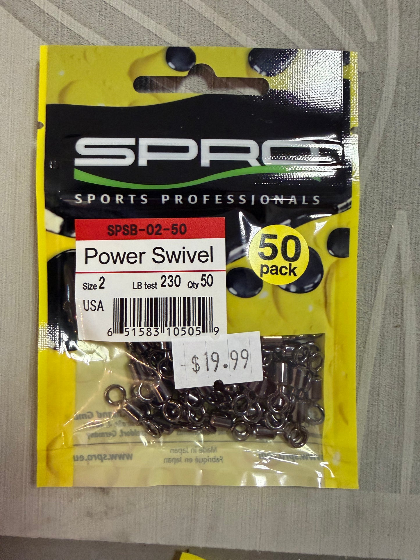 SPRO Swivels and Snap Clips