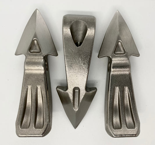 TUNACIOUS ORIGINAL HARPOON DART - STAINLESS UN-RIGGED