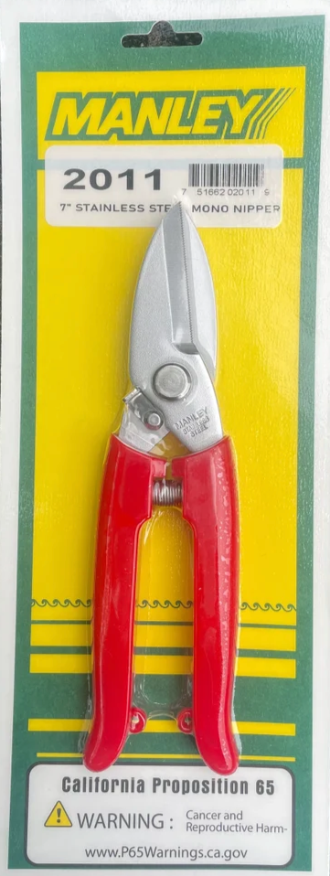 MANLEY 2011  MONO LINE NIPPERS / CUTTERS - Stainless Steel